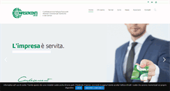 Desktop Screenshot of confesercentilecce.com